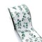 Designer’s Shop Wired Ribbon - Green Eucalyptus Leaf Print on White – Spring Summer Floral Craft Ribbon 2.5” x 10 yards WR 63-5229